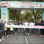 महाराष्ट्र विधानसभा के सदस्य अमित सातम ने विश्व पर्यावरण दिवस पर BJYM मुंबई की भव्य साइक्लोथॉन का नेतृत्व किया
